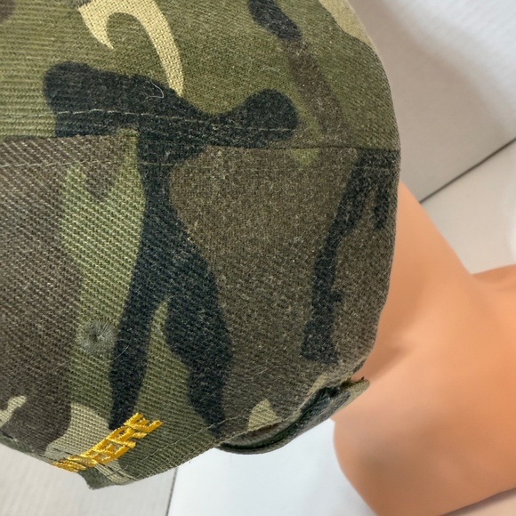 John Deere Camo - Tan Mesh Trucker Hat Cap Snapback - One Size Fits All - Picture 7 of 11